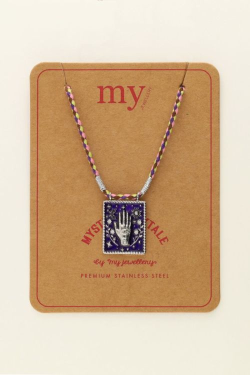 Mystic necklace with purple charm | My Jewellery