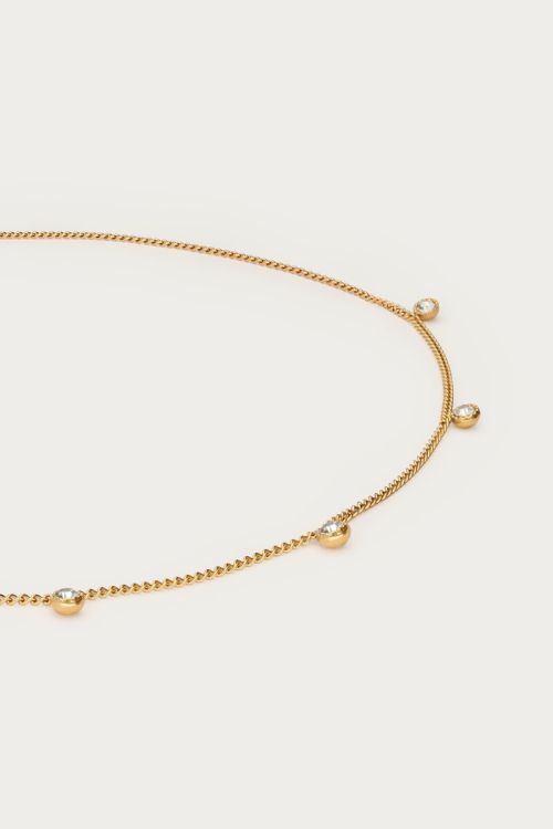 Necklace five rhinestones | My Jewellery