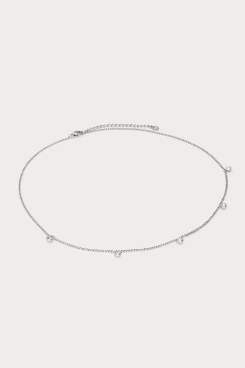 Necklace five rhinestones | My Jewellery