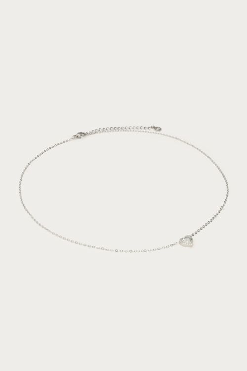 Necklace heart rhinestone | My Jewellery