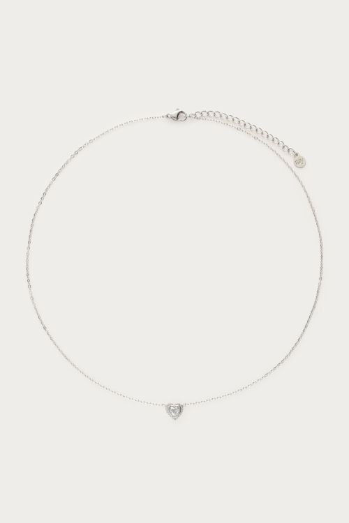 Necklace heart rhinestone | My Jewellery