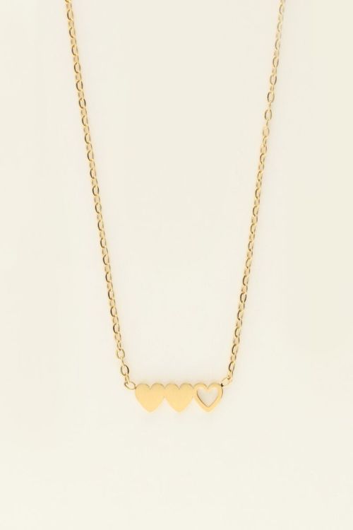 Necklace set triple heart | My Jewellery