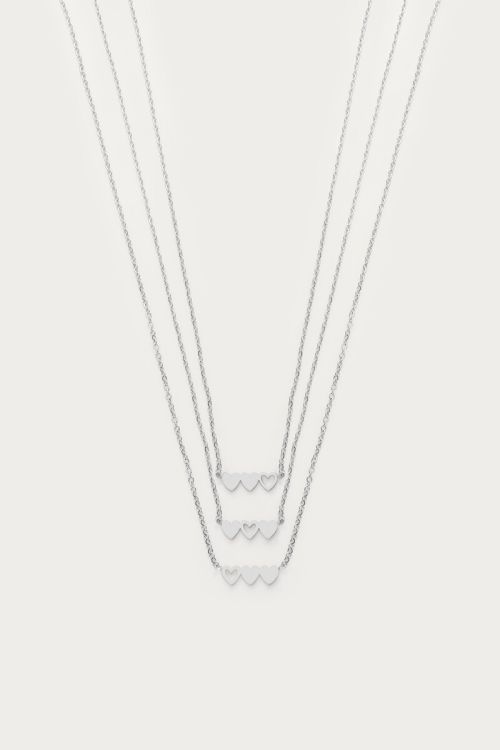 Necklace set triple heart | My Jewellery