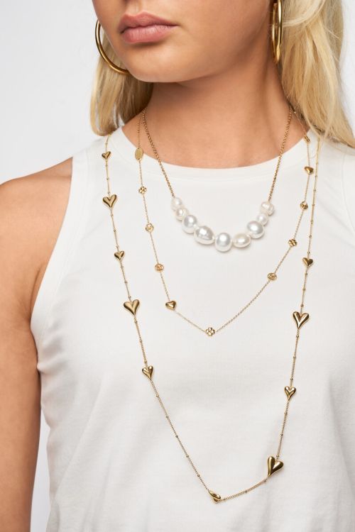 Necklace with chunky freshwater pearls | My Jewellery