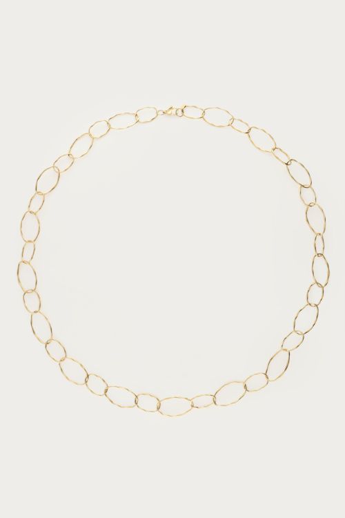 Kette mit grobem ovalem Gliedern mit Drehung