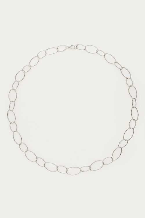 Necklace with chunky oval link with twist | My Jewellery