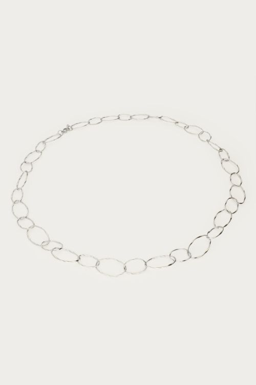 Necklace with chunky oval link with twist | My Jewellery