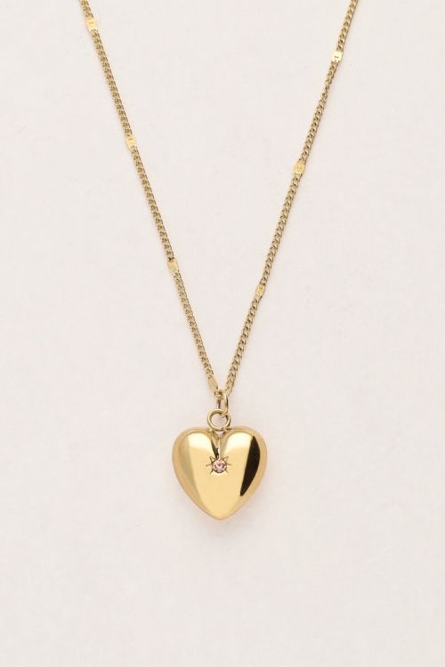 Necklace with heart and birthstone | My Jewellery