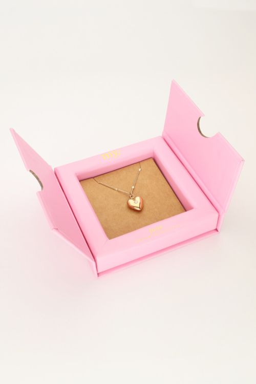 Necklace with heart and birthstone | My Jewellery