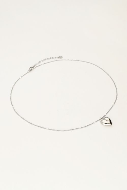 Necklace with heart and birthstone | My Jewellery