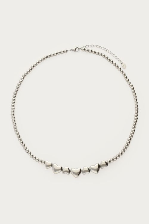 Necklace with heart & beads | My Jewellery