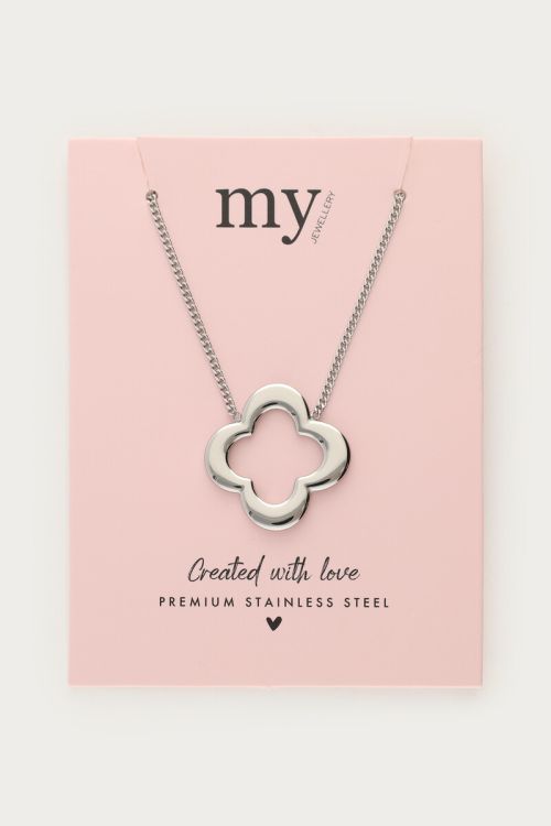Necklace with large clover | My Jewellery