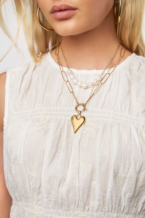 Long necklace with chunky freshwater pearls | My Jewellery