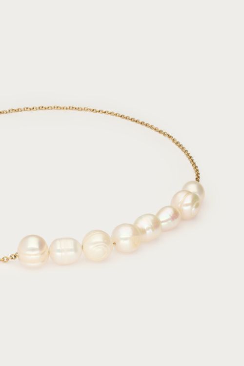 Long necklace with chunky freshwater pearls | My Jewellery