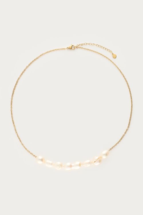 Long necklace with chunky freshwater pearls | My Jewellery