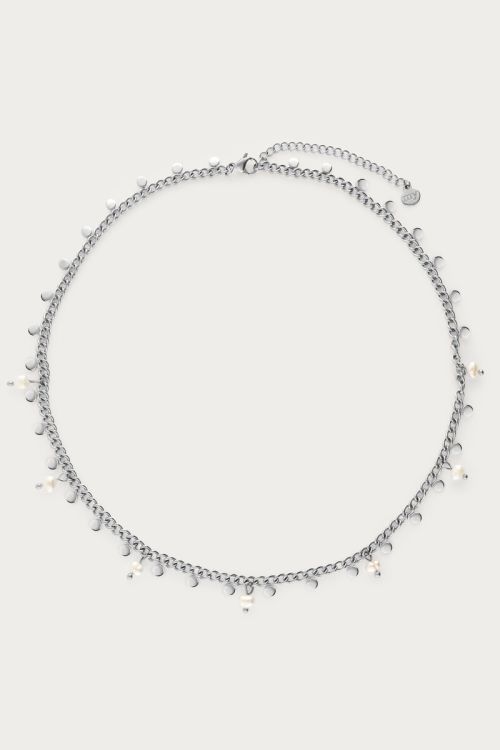 Necklace with small coins & freshwater pearls | My Jewellery