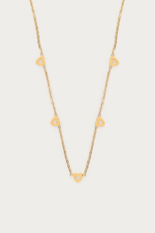 Necklace with small hearts | My Jewellery