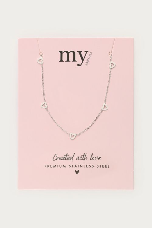 Necklace with small hearts | My Jewellery