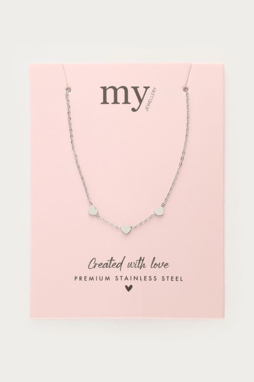 Necklace with three hearts | My Jewellery