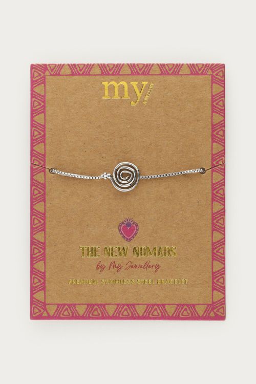 Nomads bracelet with minimalist swirl | My Jewellery