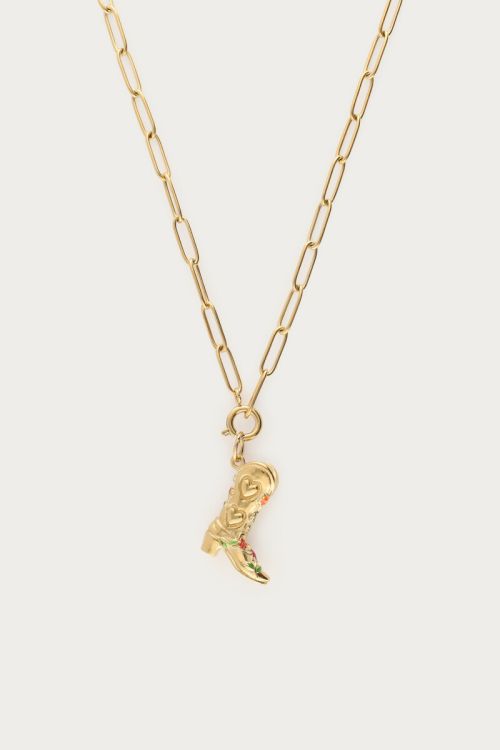 Nomads chain necklace with cowboy boot | My Jewellery