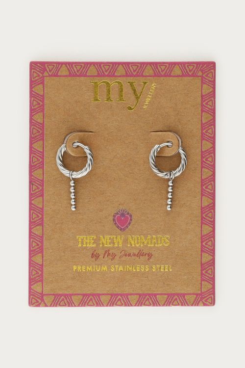 Nomads minimalist earrings with dots | My Jewellery