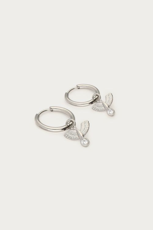 Nomads minimalist earrings with eagle | My Jewellery