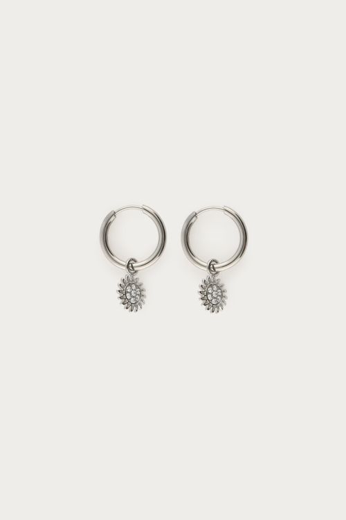 Nomads minimalist earrings with sun | My Jewellery