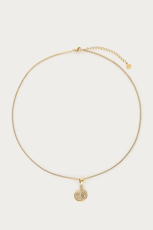Nomads necklace with minimalist swirl | My Jewellery