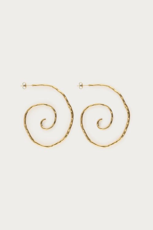 Boucles d'oreilles Nomads avec maxi tourbillon