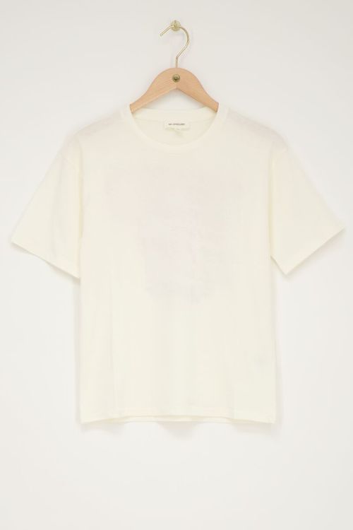 Off-white t-shirt with pink bow | My Jewellery