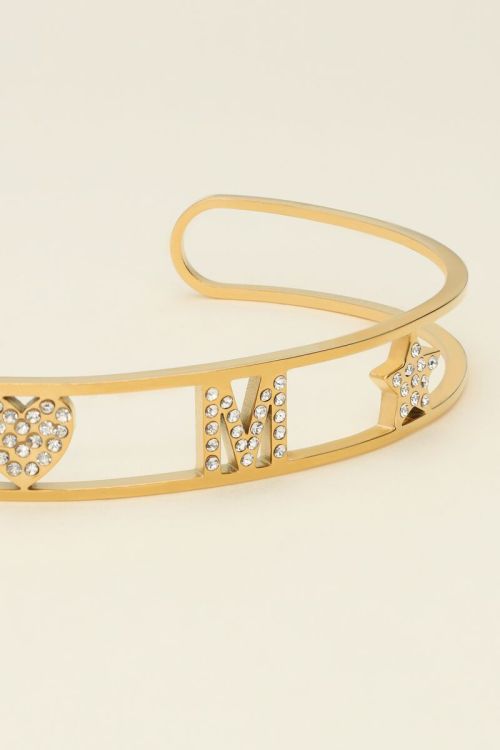 Open bangle with initial | My Jewellery