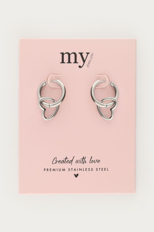 Open heart earrings | My Jewellery