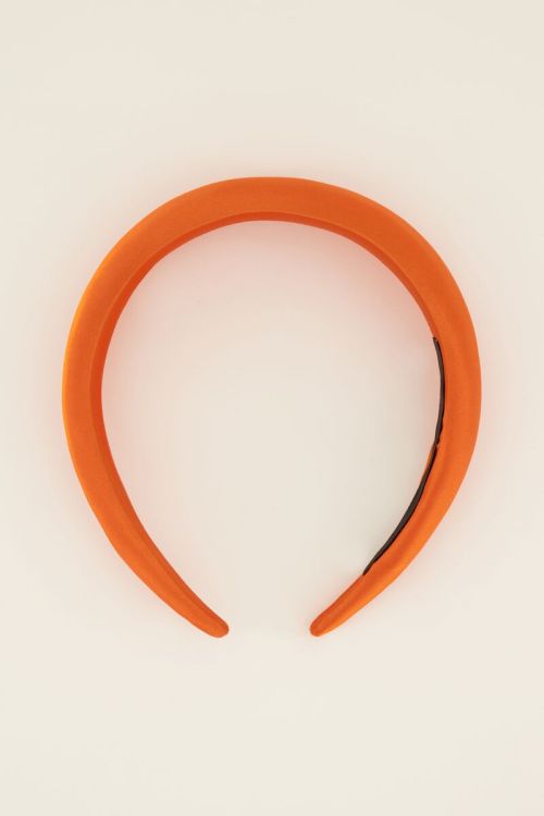 Oranje haarband satijn look | My Jewellery