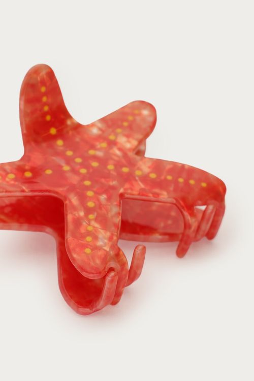 Orange hair clip starfish | My Jewellery