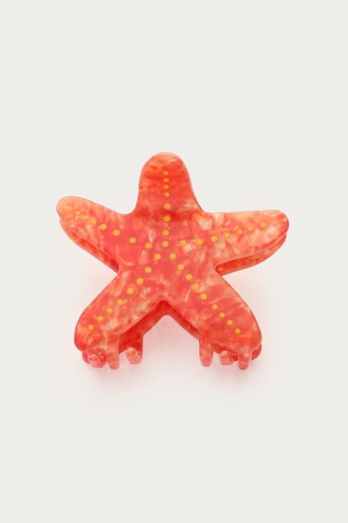 Orange hair clip starfish | My Jewellery