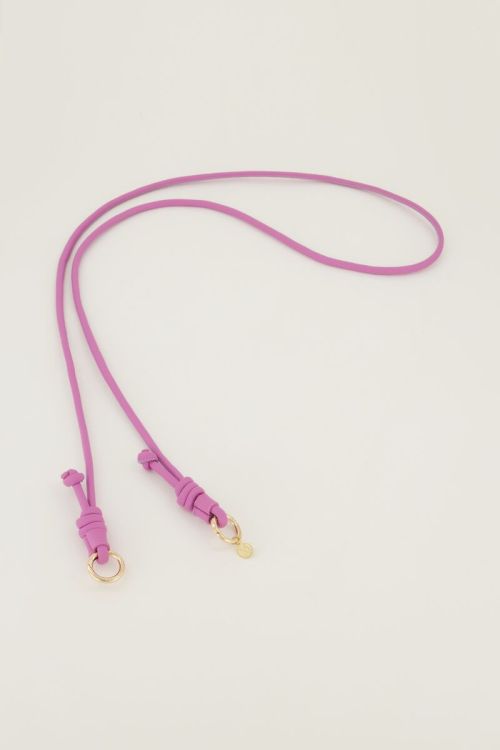 Cordon de téléphone mauve 