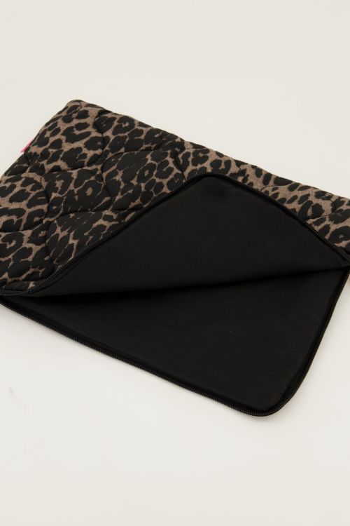 Laptop sleeve in leopard print | My Jewellery