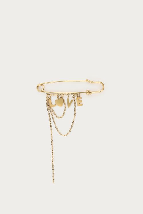 Pin brooch love | My Jewellery