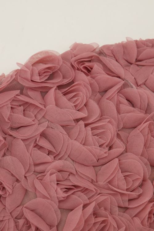 Pink corset top with roses | My Jewellery