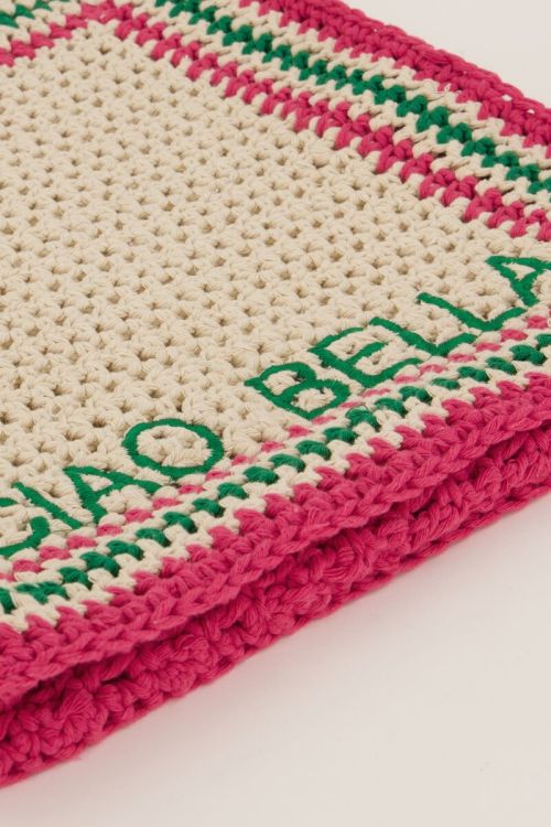 Pink crochet bag ciao bella | My Jewellery