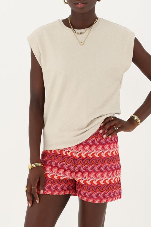 Pink crochet shorts | My Jewellery
