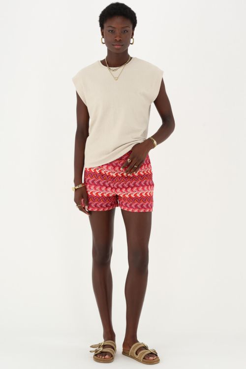 Pink crochet shorts | My Jewellery