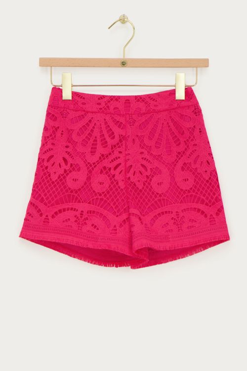 Pink embroidery shorts | My Jewellery