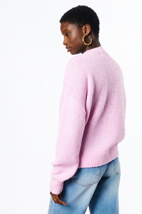 Pink embroidery sweater "Paris Paris Paris" | My Jewellery