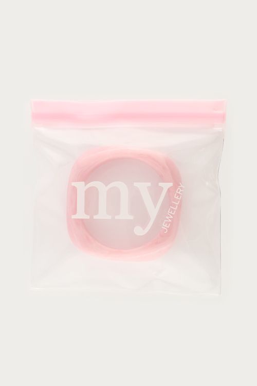 Pink resin bangle | My Jewellery