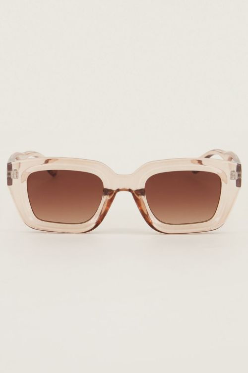 Lunettes de soleil rétro roses