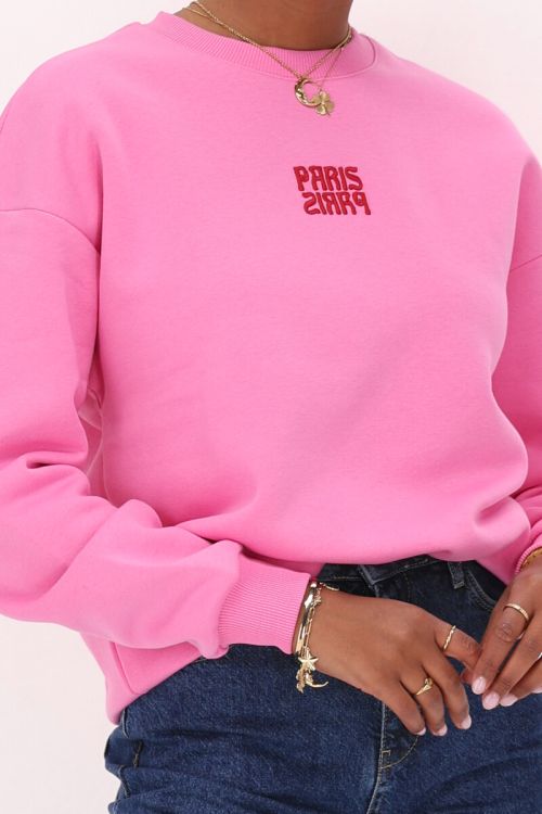 Pink sweatshirt "Paris Paris" | My Jewellery