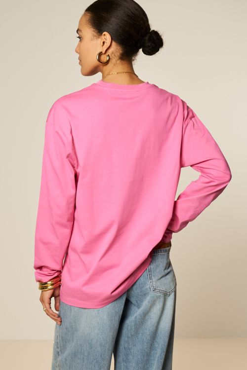 Pink long-sleeved T-shirt "Dreamers" | My Jewellery