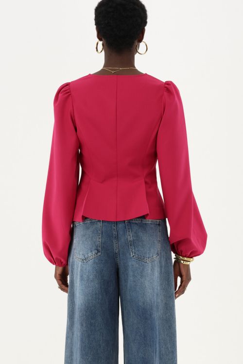 Pink top with zipper | My Jewellery